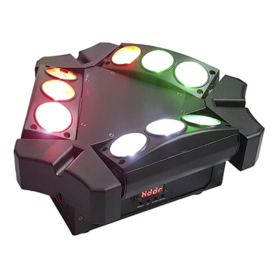 9顆10W LED迷你蜘蛛燈